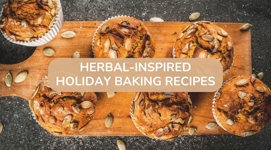 pumpkin seed muffins on a wooden cutting board