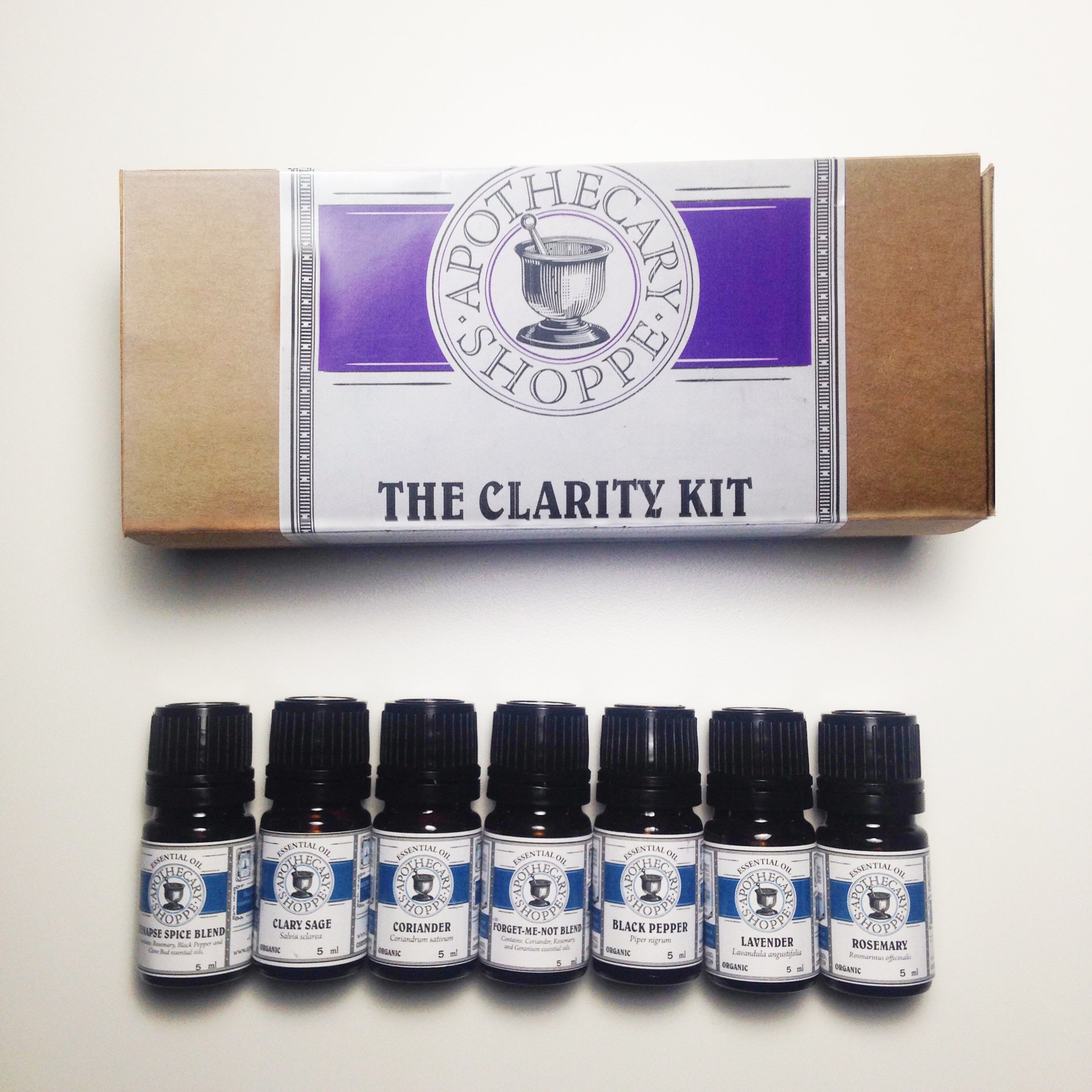 The Clarity Kit - Essential Oils Organic – APOTHECARY SHOPPE